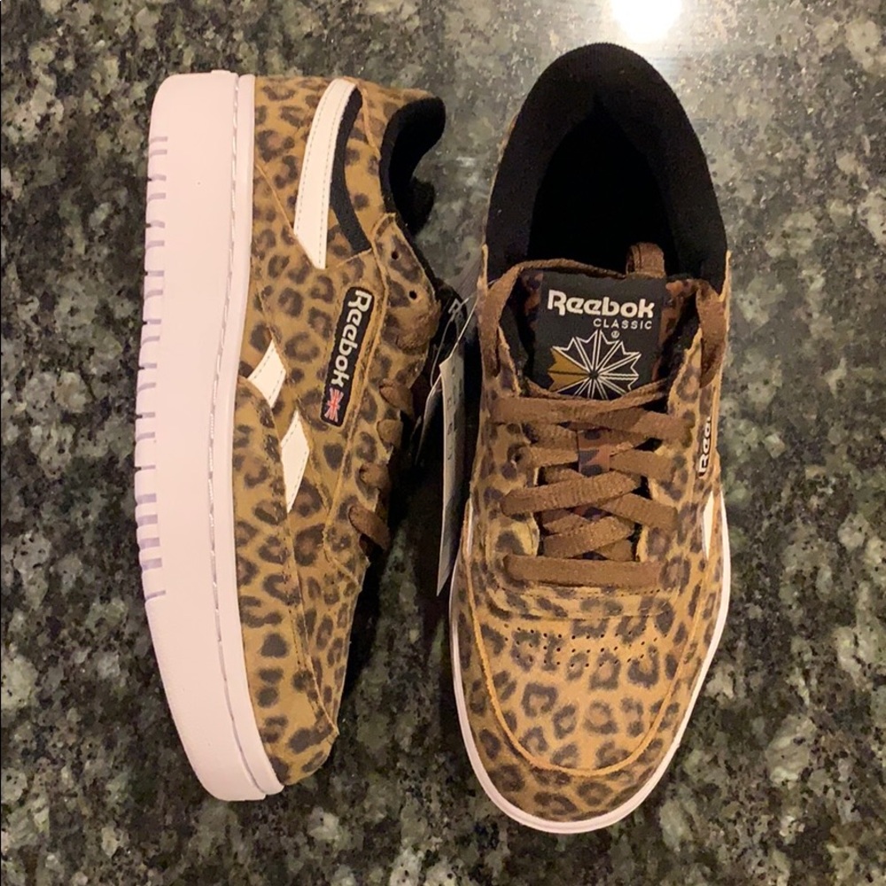 Reebok Club C Double Revenge Leopard Print Women